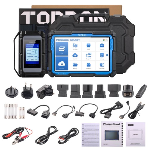 TOPDON Phoenix Smart Diagnostic Tool Supports Cloud-Based Programming for over 13 Car Brands 2 Years Free Update