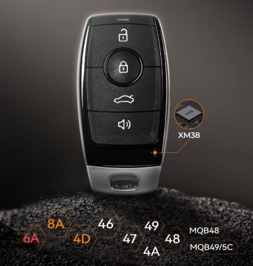 [5Pcs/Lot] XHORSE XSBEZ2EN BE.Z XM38 Smart Key 4 Buttons