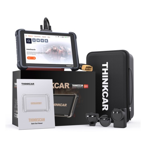 THINKCAR THINKSCAN 689 Supports 35+ Maintenance Functions, CAN-FD & DOIP Protocol, OE-Level Full System Diagnostic Free Update