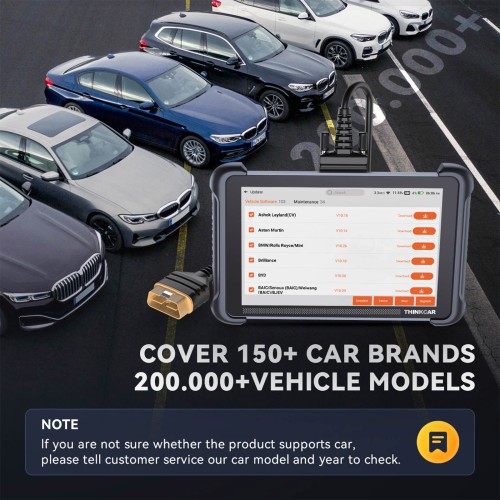 THINKCAR THINKSCAN 689 Supports 35+ Maintenance Functions, CAN-FD & DOIP Protocol, OE-Level Full System Diagnostic Free Update