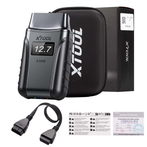 XTOOL A30M OBD2 Car Code Reader, Diagnostic Tool , Supports 26 Special Functions, Full System Diagnostic, Bi-directional Control