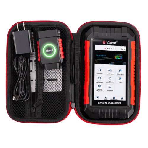 VIDENT G5 Pro Scanner Supports 13 Special Functions, CAN FD, DoIP Protocols, Automatic VIN Identification, Bluettooth & WIFI Free Update