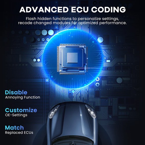 MUCAR VO7 S Automotive OBD2 Scanner Supports CAN-FD Protocol 28+ Reset Functions OE-Level All-Systems Diagnostics Free Update
