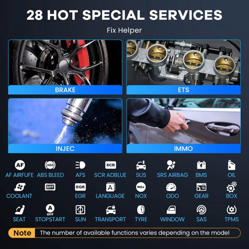 MUCAR VO7 S Automotive OBD2 Scanner Supports CAN-FD Protocol 28+ Reset Functions OE-Level All-Systems Diagnostics Free Update