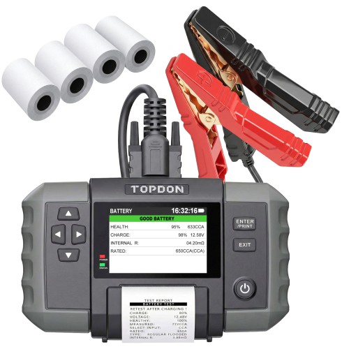 TOPDON BT600 Plus 2-in-1 Battery & Resistance Tester