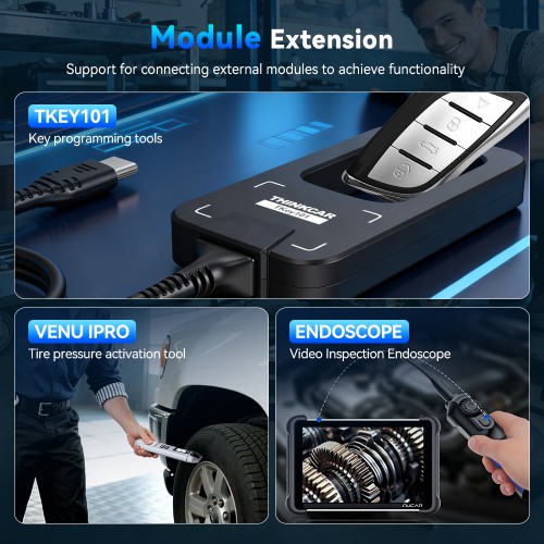 MUCAR 892BT PRO Bluetooth Diagnostic Scanner with AI Function Supports Topology Mapping 35 Reset ECU Coding CANFD & DOIP & J2534 Free Update
