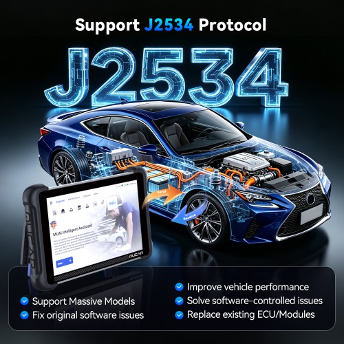 MUCAR 892BT PRO Bluetooth Diagnostic Scanner with AI Function Supports Topology Mapping 35 Reset ECU Coding CANFD & DOIP & J2534 Free Update