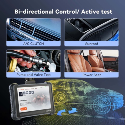 THINKSCAN 672 Diagnostic Scanner Supports Multi Languages CAN-FD Protocol 28+ Reset Functions IMMO Key Matching