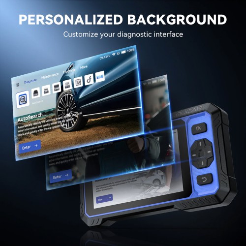MUCAR 682 AI Intelligent Diagnostic Scanner OE-level Full System Diagnostics Supports CAN FD & FCA AutoAuth 20+ Reset Functions