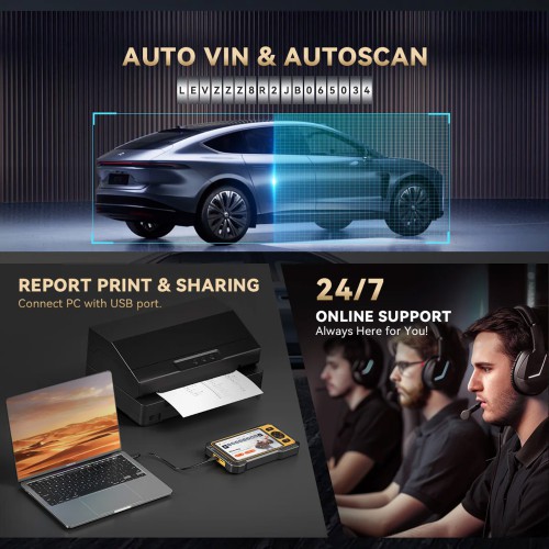 THINKCAR THINKSCAN 662 Diagnostic Scanner Supports CAN FD & Auto VIN 12 Reset Functions 28+ Languages 4 Major Systems Diagnoses Free Update