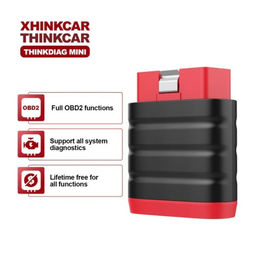 THINKCAR THINKDIAG MINI OBD2 Scanner Full System Diagnostics Supports Full OBD2 Diagnostic Functions AutoVIN 15+ Languages Lifetime Free Upgrade