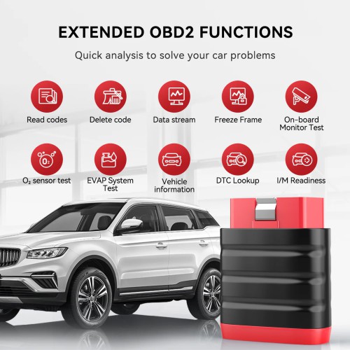 THINKCAR THINKDIAG MINI OBD2 Scanner Full System Diagnostics Supports Full OBD2 Diagnostic Functions AutoVIN 15+ Languages Lifetime Free Upgrade