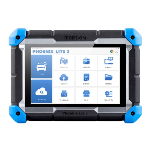 TOPDON Phoenix Lite 2 Diagnostic Tool Supports 35 Maintenance Services Cover 200+ Vehicle Makes with 2 Years Free Update
