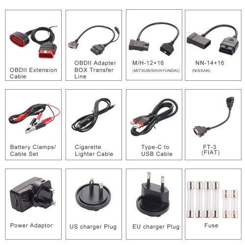TOPDON Phoenix Lite 2 Diagnostic Tool Supports 35 Maintenance Services Cover 200+ Vehicle Makes with 2 Years Free Update