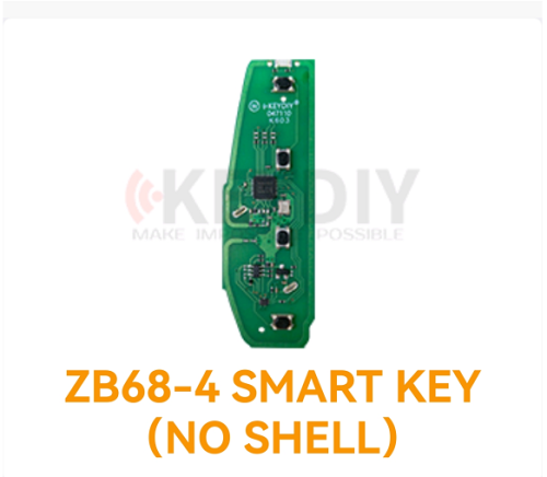 KEYDIY ZB68-4 Smart Key for BYD PCB Board for 46, 47, 48, 49, 4A, MQB4, 5C Chip Types ( without Key Shell)