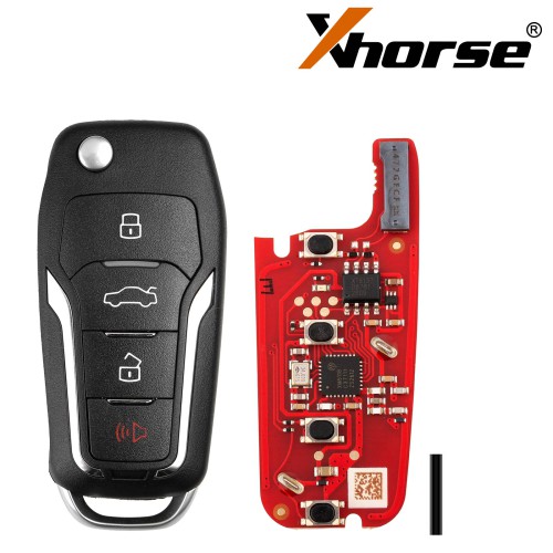 [5Pcs/Lot] XHORSE XEFO21EN FOR.D Style Second Generation Super Remote Flip 4 Buttons