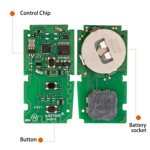 KEYDIY TIB36-3 Universal Smart Remote Key