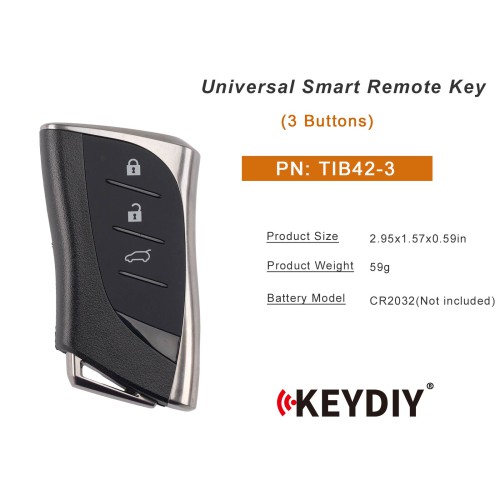 KEYDIY TIB42-3 Universal Smart Remote Key