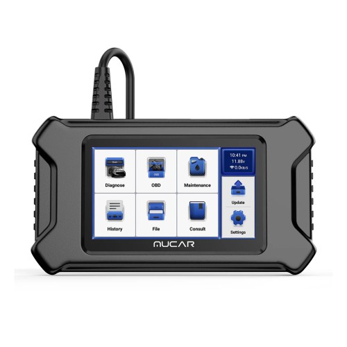 MUCAR CS5 Diagnostic Scanner Full OBD2 Functions Supports 5 System Diagnoses 7 Reset Services 19 Languages
