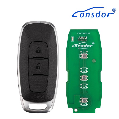 Lonsdor NS30-18 NS30 for Nissan/Infiniti Smart Key 3 Buttons Supports ID46 ID47 ID4A