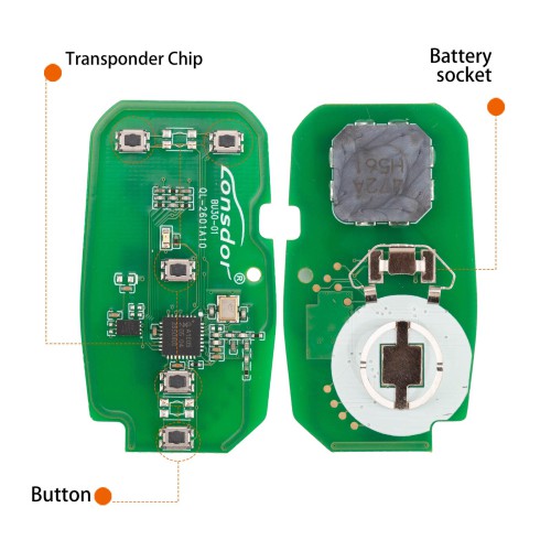 LONSDOR BU30-03 Remote Key 5 Buttons for Buick Supports ID46 ID49 ID4A 315MHz 433.92MHz