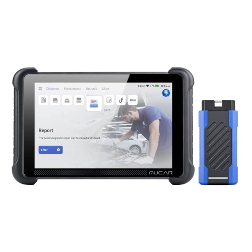 MUCAR 892BT PRO Bluetooth Diagnostic Scanner with AI Function Supports Topology Mapping 35 Reset ECU Coding CANFD & DOIP & J2534 Free Update