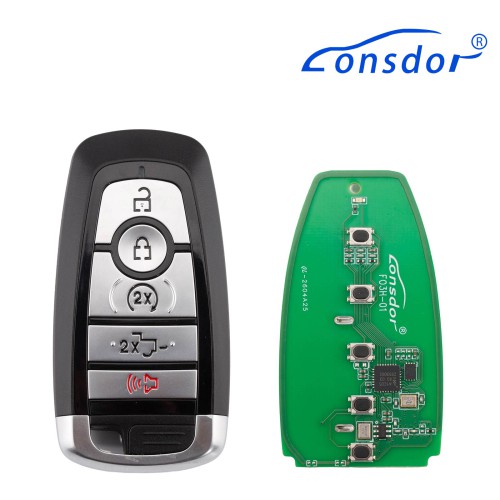 LONSDOR FO3H-0D High Frequency Remote Key for Ford Supports ID46 ID49, 868/902MHZ