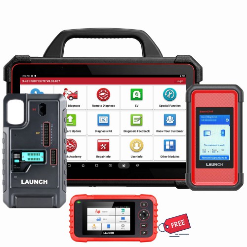 LAUNCH X-431 Pad VII Elite X431 Pad7 Elite Diagnostic Tool Plus X-431 PROG5 IMMO Programmer