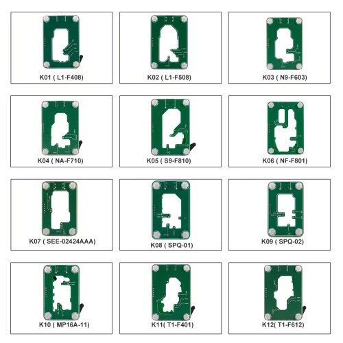 EONEBOSS Adapter Set 12Pcs (K01-K12)