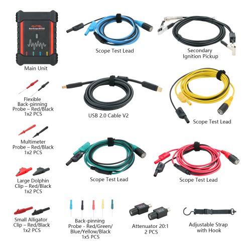 NEW AUTEL MaxiScope MP608 4-Channel Automotive Oscilloscope for Advanced Vehicle Electrical Diagnostics Free Update