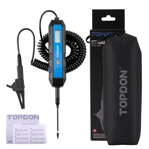 TOPDON CT100 Automotive Circuit Tester Supports 5-30V Professional Load Testing Supported Trucks/ Sedans/ SUVs/ Motorcycles/ RVs