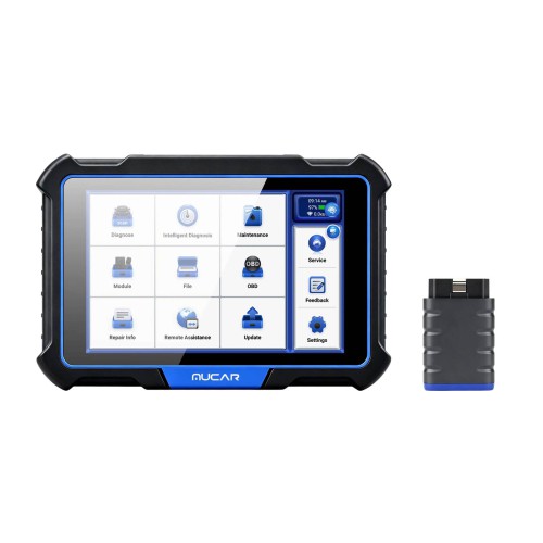 MUCAR VO8 OE-level Full System Diagnostic Support 34+ Maintenance Functions ECU Coding Auto VIN with 9450mAh Battery & 8MP Camera Free Update
