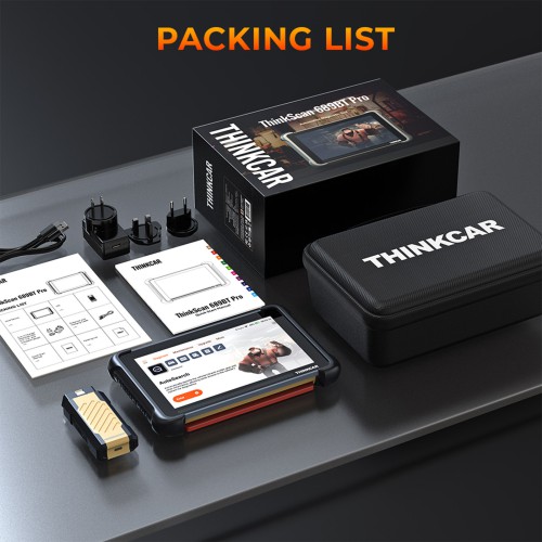 THINKCAR THINKSCAN 689BT PRO Bluetooth Diagnostic Scanner with AI Function, Supports 35 Resets,Topology Mapping, ECU Coding CANFD & DOIP & J2534