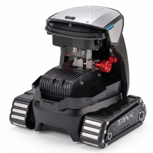 [With Battery] 2026 NEW 2M2 TANK 2 Pro CNC Key Cutting Machine (Black) LED Working Indicator More Speedy, More Stable, More Precise