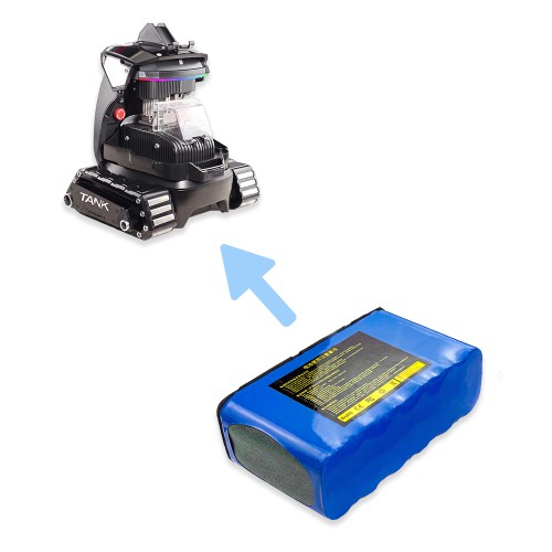 [With Battery and FO21 Clamp] 2026 NEW 2M2 TANK 2 Pro CNC Key Cutting Machine (Black) Full Package More Speedy More Stable More Precise