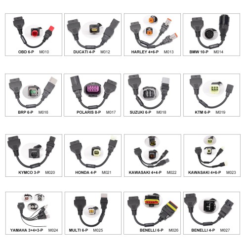 TOPDON ONE Moto Diagnostic Scanner for Motorcycles, ATVs and Marine Vehicles Support 45 Languages 2 Years Free Update