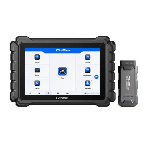 TOPDON ONE Moto Diagnostic Scanner for Motorcycles, ATVs and Marine Vehicles Support 45 Languages 2 Years Free Update