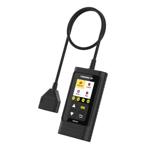 THINKCAR ThinkOBD100 OBD2 Scanner, Beginners Friendly, Plug in, Scan All, Supports Full OBD2 Diagnostics, Read/ Clear DTCs, Live Data Stream
