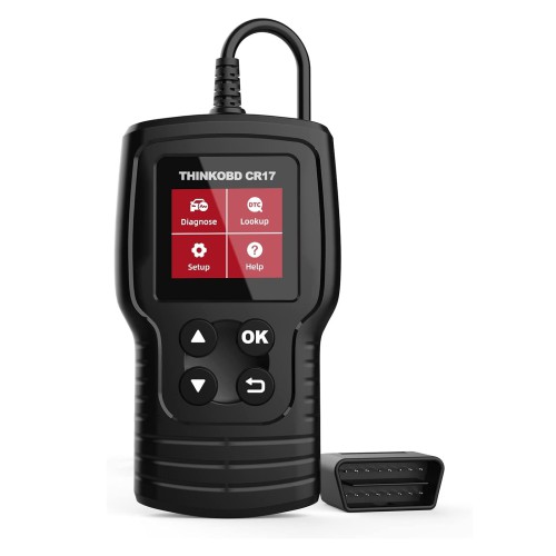 THINKCAR THINKOBD CR17 OBD2 Car Diagnostic Scanner with Built-in Battery, Supports EVAP Test, Full OBD2 Diagnoses, Portable and Lightweight