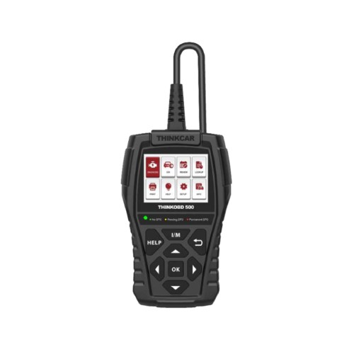 THINKCAR THINKOBD500 Handheld OBD2 Engine Scanner, Supports Full OBD2 Diagnostics, Read/Erase Codes, Live Data, EVAP Test, Lifetime Free Updates