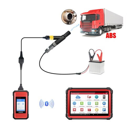 LAUNCH X-431 J560 PLC Trailer-7+9 Commercial Vehicle Diagnostic Connector Extension Module