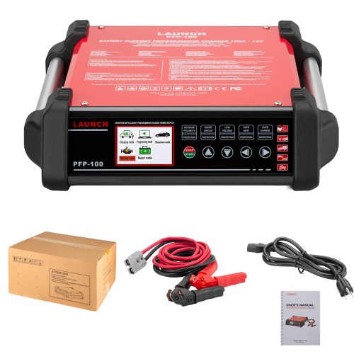 LAUNCH PFP-100 PFP100 Color screen Inverter Intelligent Programming Charge Power Supply for All Types of Vehicles Cars Trucks Boats Tractors Buses