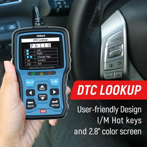 VIDENT iEasy310 Pro Enhanced OBD2 Automotive Scanner Professional OBDII Code Reader Engine Fault Scan Tool Car Diagnostic Tool