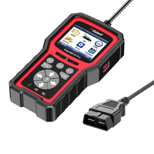 Vident iEasy320HD Pro Diesel Truck Diagnostic Tool OBD2 Scanner Automotive Code Reader Trucks Cars OBD2 Diagnostic Tool