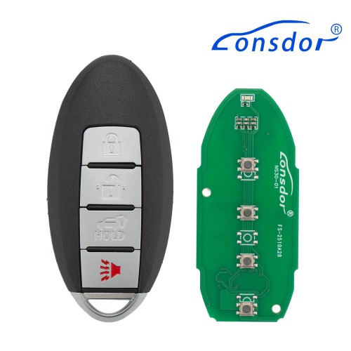 Lonsdor NS30-07 NS30 for Nissan/Infiniti Smart Key 4 Buttons Supports ID46 ID47 ID4A