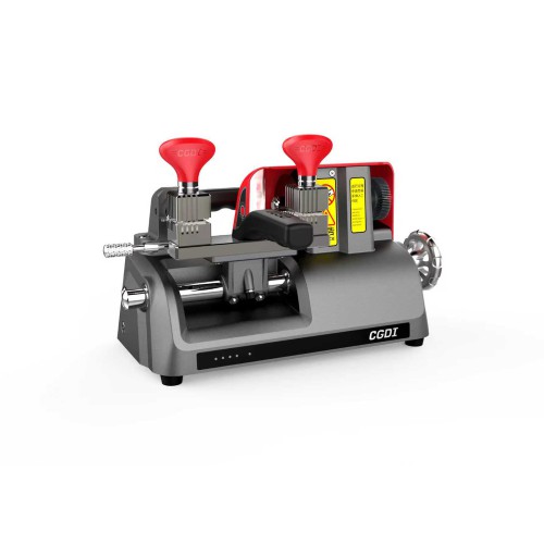 CGDI W1 Compact Manual Key Cutting Machine with 4-Sided Rotating Clamp, Built-in LED, Grinding Wheel