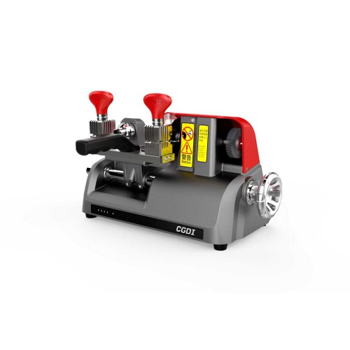 CGDI W1 Compact Manual Key Cutting Machine with 4-Sided Rotating Clamp, Built-in LED, Grinding Wheel