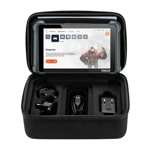 THINKCAR THINKSCAN 689BT PRO Bluetooth Diagnostic Scanner with AI Function, Supports 35 Resets,Topology Mapping, ECU Coding CANFD & DOIP & J2534