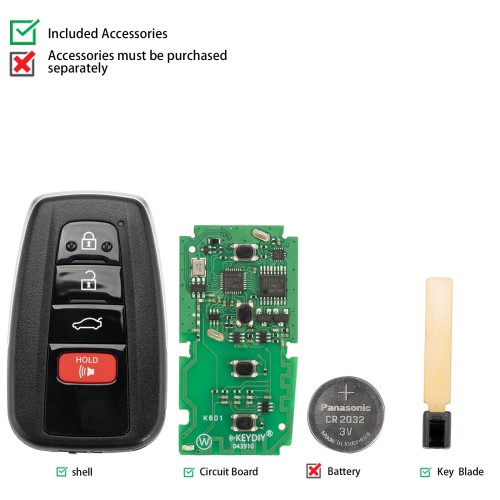 KEYDIY TIB36-4 Universal Smart Remote Key