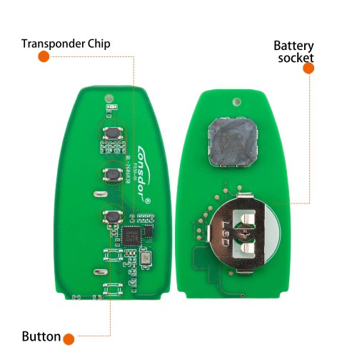 LONSDOR FO30 Series FO30-04 Low Frequency 315/433 MHz 3 Buttons